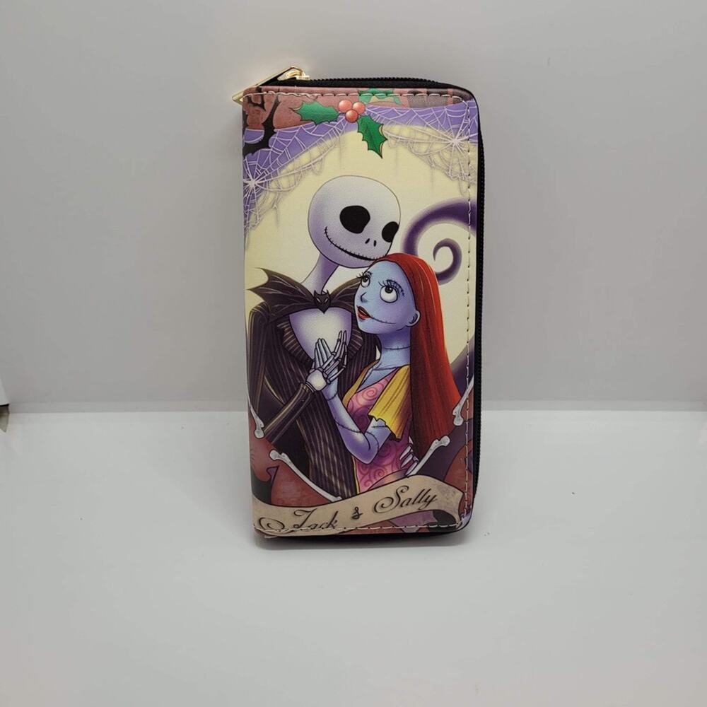 Disney Nightmare Before Christmas wallet Jack and Sally holding each other